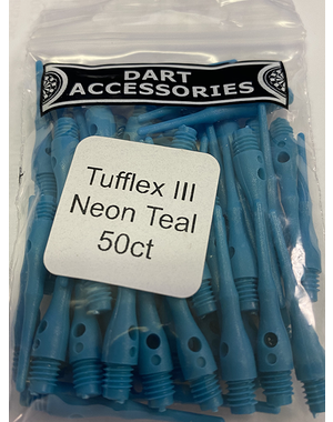 Viper Darts Tufflex III Neon Teal 50ct 2BA