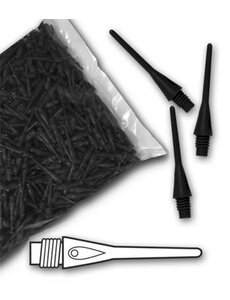 Harrows Darts Dimple Black 50ct 2BA Soft Tip Points