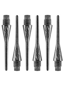 Harrows Darts Bulk Dimple Black 1000ct 2BA Soft Tip Points