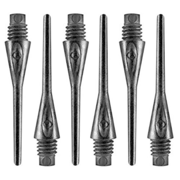 Harrows Darts Bulk Dimple Black 1000ct 2BA Soft Tip Points