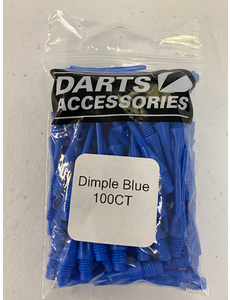 Harrows Darts Dimple Blue 100ct 2BA Soft Tip Points