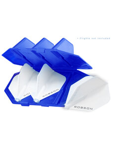 ROBSON DARTS Robson Plus Solid Blue Flight Case