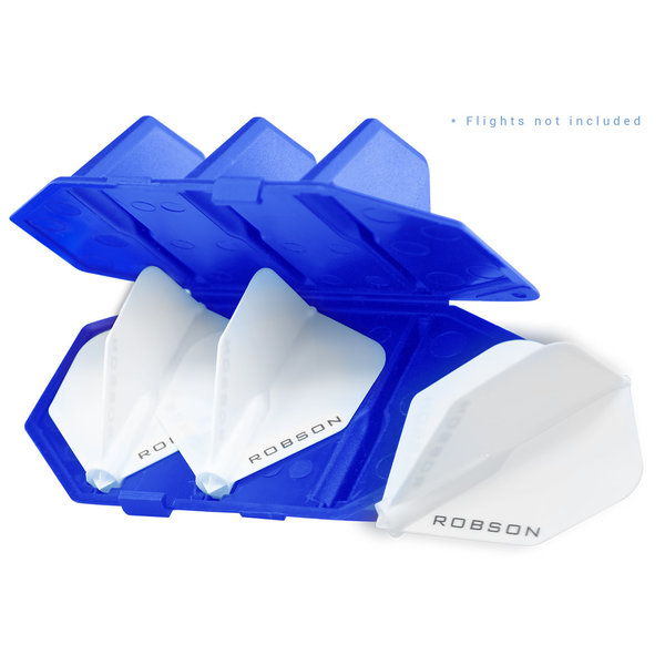 ROBSON DARTS Robson Plus Solid Blue Flight Case