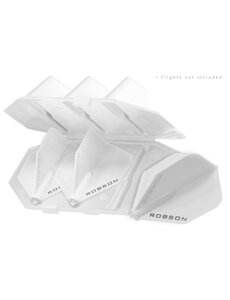 ROBSON DARTS Robson Plus Solid White Flight Case