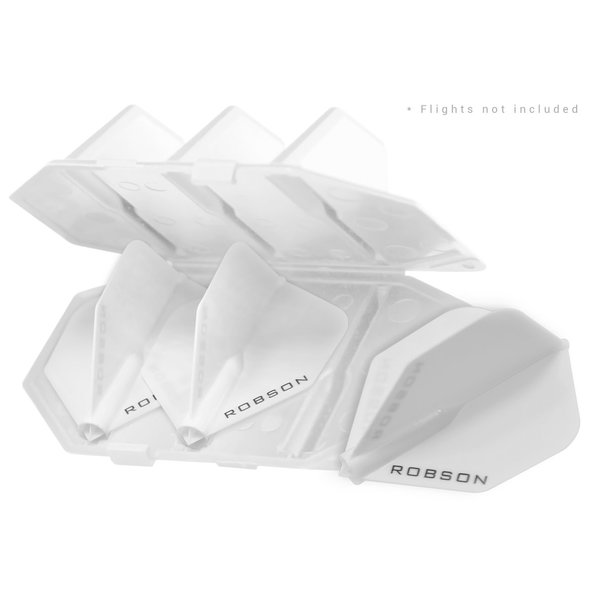 ROBSON DARTS Robson Plus Solid White Flight Case