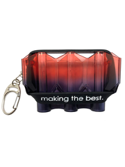 L-STYLE KrystaL Flight Case - N9 Gradation - Twin Color - Red and Black (Red Eye)