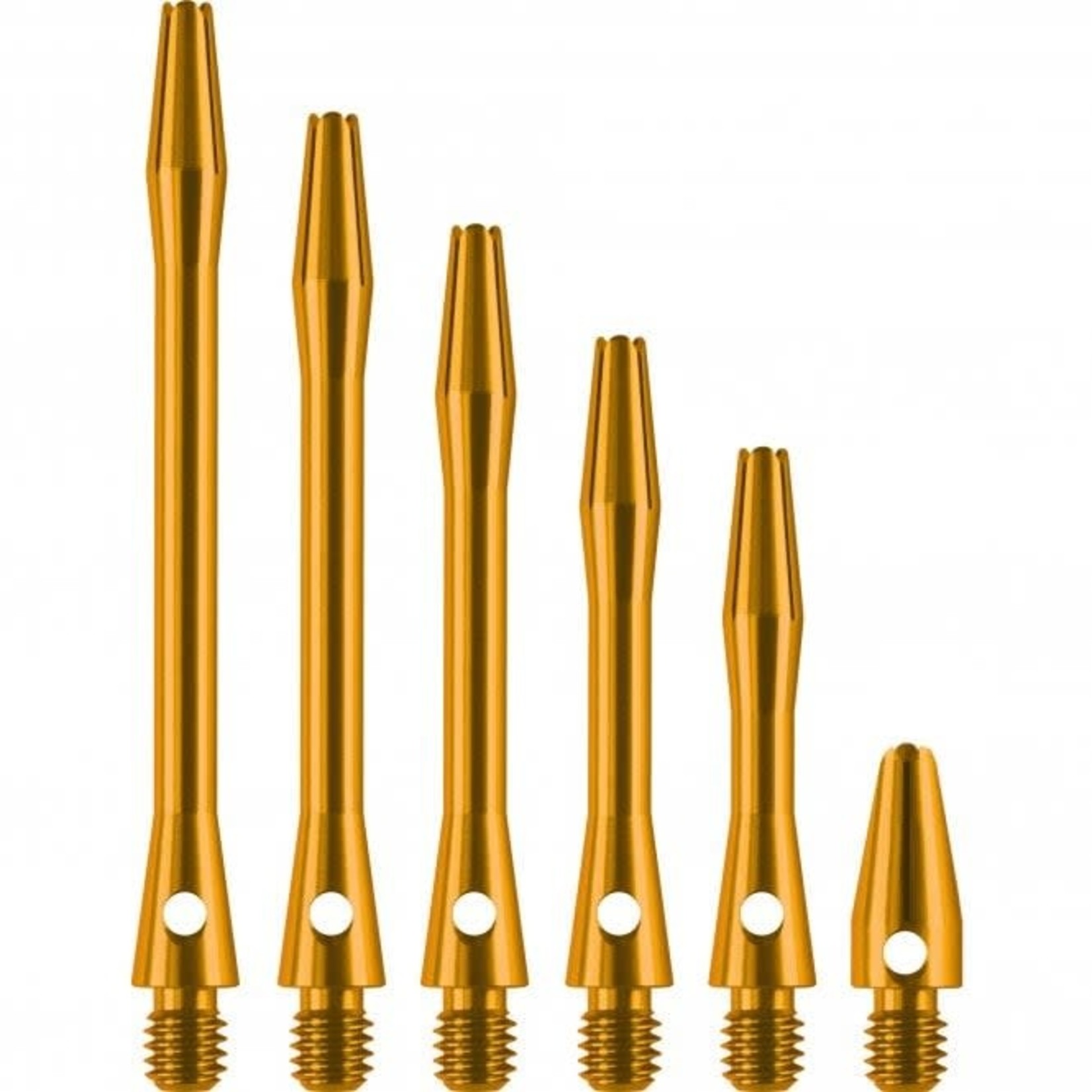 Designa Gold Aluminum Short Dart Shafts