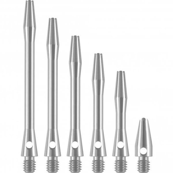Designa Silver Aluminum Medium Dart Shafts