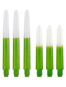 Designa Two Tone Green and White Medium Nylon Shafts