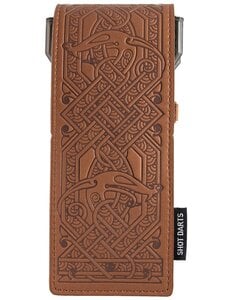 SHOT DARTS Shot Insignia Ronin Viking Brown And Choco Dart Case