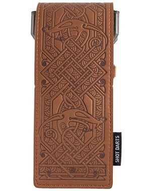 SHOT DARTS Shot Insignia Ronin Viking Brown And Choco Dart Case
