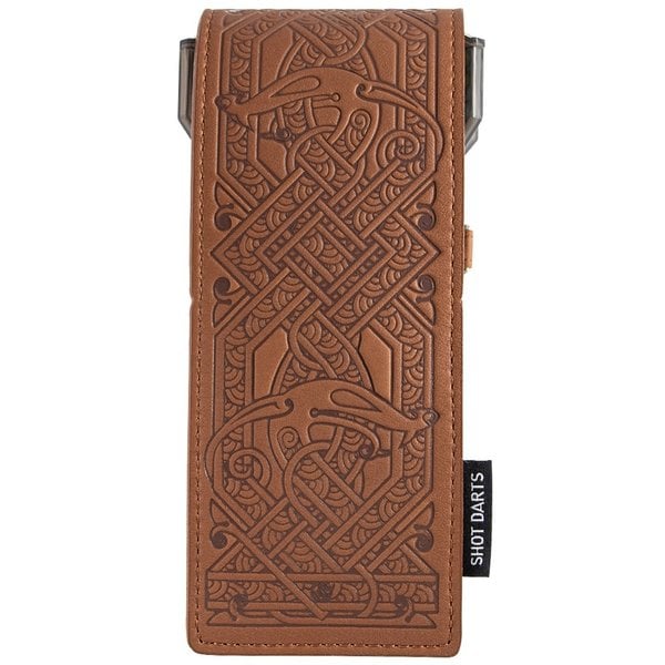 SHOT DARTS Shot Insignia Ronin Viking Brown And Choco Dart Case