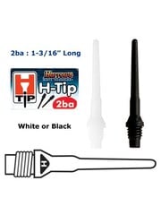 Harrows Darts Bulk H Tip Black 1000ct 2BA Soft Tip Points