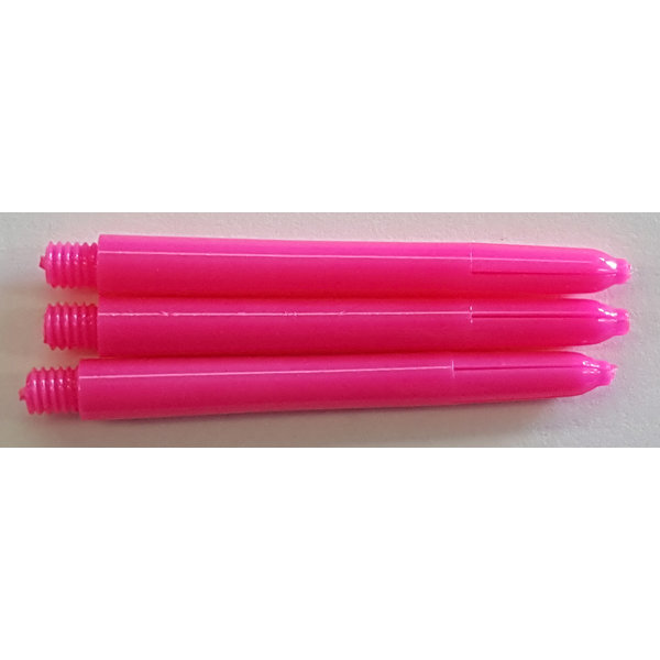 Designa Fluro Pink Medium Nylon Dart Shafts
