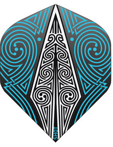 SHOT DARTS Shot Odin's Spear Blue White Standard Dart Flights