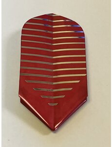 RE-SEAL Red Silver Re-Seal Slim Dart Flights