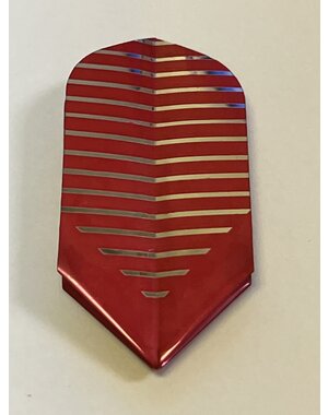 RE-SEAL Red Silver Re-Seal Slim Dart Flights