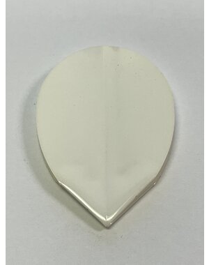 RE-SEAL White Re-Seal Pear Dart Flights
