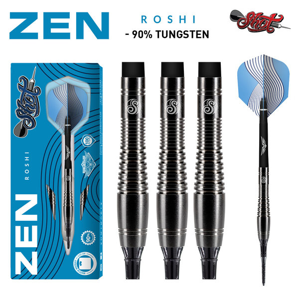 SHOT DARTS Zen Roshi Soft Tip Dart Set 18gm