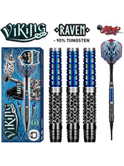 SHOT DARTS Shot Viking Raven 90% Soft Tip Darts 18g