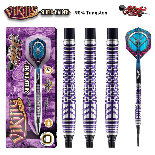 SHOT DARTS Shot Viking Shield-Maiden Soft Tip Darts 18g