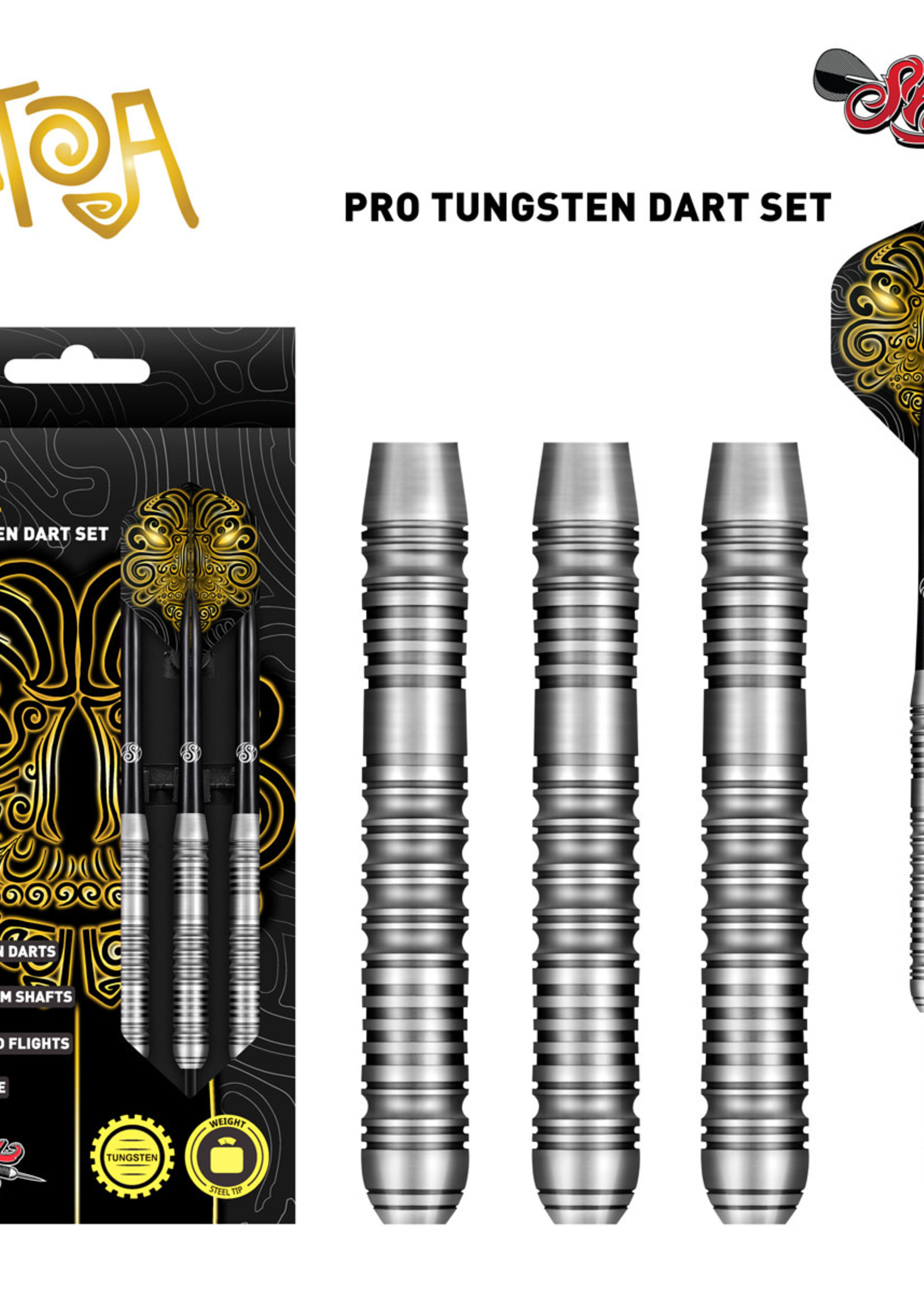 gesmolten concept helpen Toa Steel Tip Dart Set - 70% Tungsten 23gm - DARTING AROUND LLC