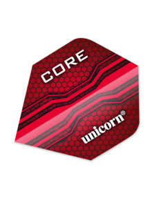 Unicorn Darts Unicorn Core .75 Red Core Plus Dart Flights