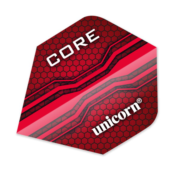 Unicorn Darts Unicorn Core .75 Red Core Plus Dart Flights