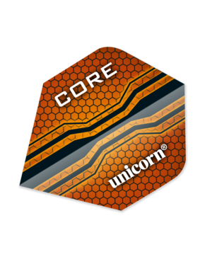Unicorn Darts Unicorn Core .75 Orange Core Plus Dart Flights