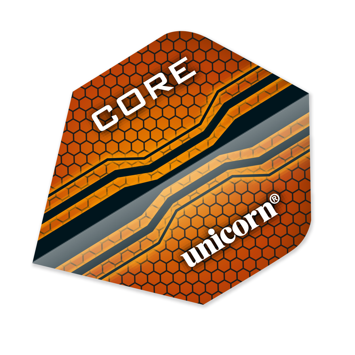 Unicorn Core 75 Dart Flights - Plus Std - Core - Orange