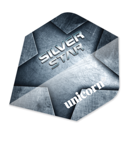 Unicorn Darts Unicorn Core .75 Silver Star Plus Dart Flights