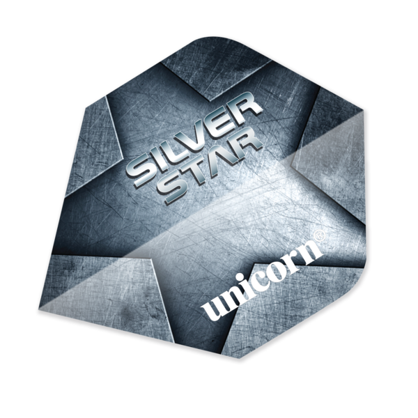 Unicorn Darts Unicorn Core .75 Silver Star Plus Dart Flights