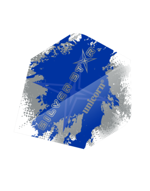 Unicorn Darts Unicorn Core .75 Silver Star Tartan Plus Dart Flights