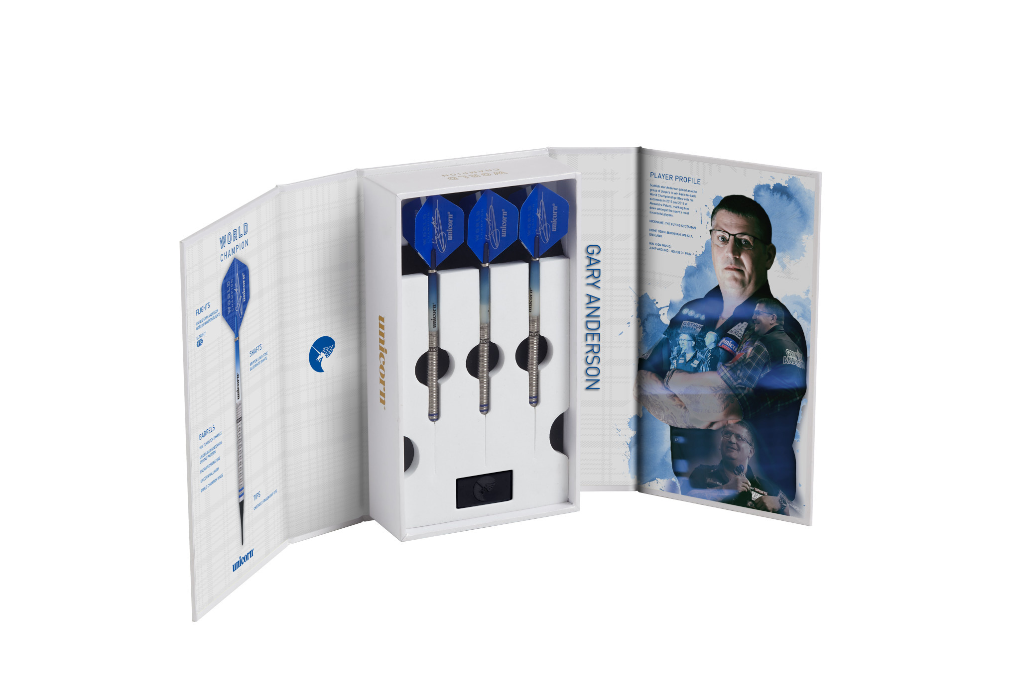 Unicorn World Champ 90% Gary Anderson Phase 3 Deluxe 18g