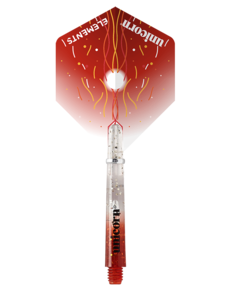Unicorn Darts Unicorn Gripper 4 Elements Firestorm Flight Shaft Combo