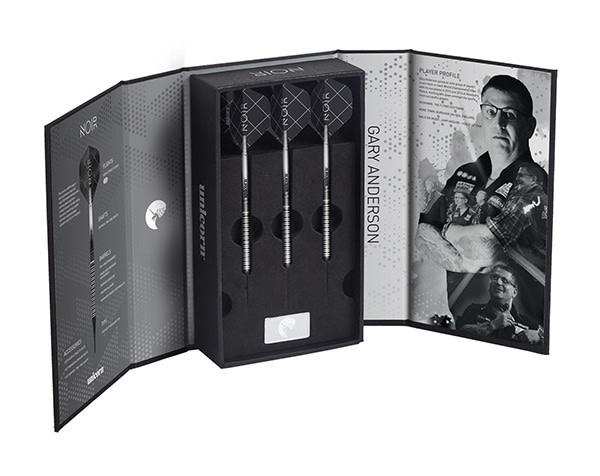 Unicorn World Champ 90% Gary Anderson Noir Deluxe 18g Soft