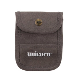 Unicorn Darts Unicorn Pouch Flocked Leather Grey
