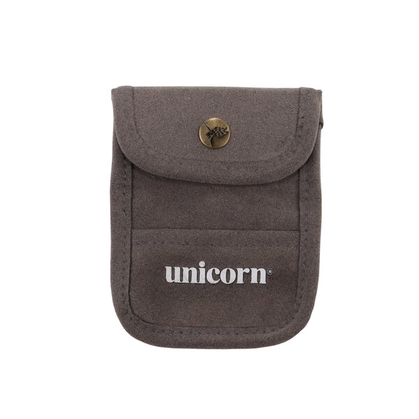 Unicorn Darts Unicorn Pouch Flocked Leather Grey