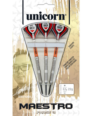 Unicorn Darts Unicorn Seigo Asada 95% P3 Natural 22g Steel Tip Darts
