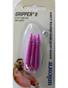 Unicorn Darts Unicorn Gripper 2 Fuscia Medium Dart Shafts