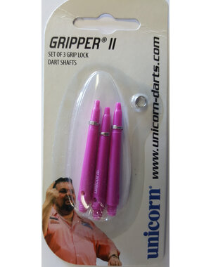 Unicorn Darts Unicorn Gripper 2 Fuscia Medium Dart Shafts