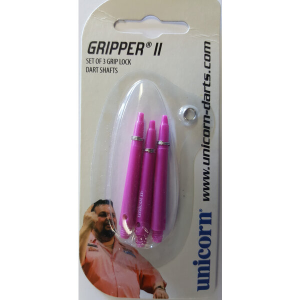 Unicorn Darts Unicorn Gripper 2 Fuscia Medium Dart Shafts