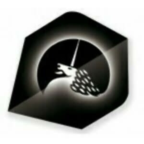 Unicorn Darts Unicorn Black Unicorn Metallic Standard Dart Flights