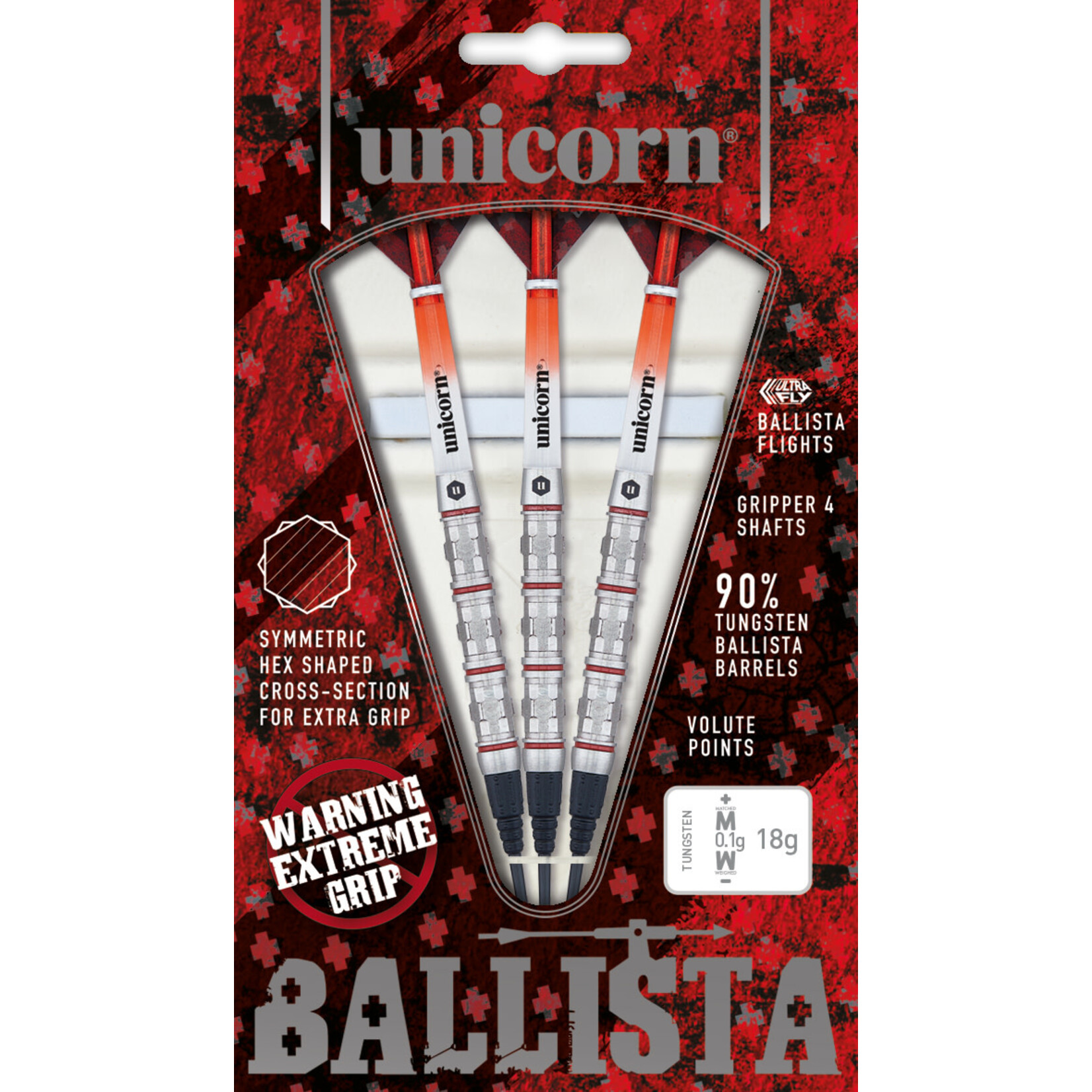 Unicorn Darts Unicorn Ballista Style 4 90% 18g Soft Tip Darts