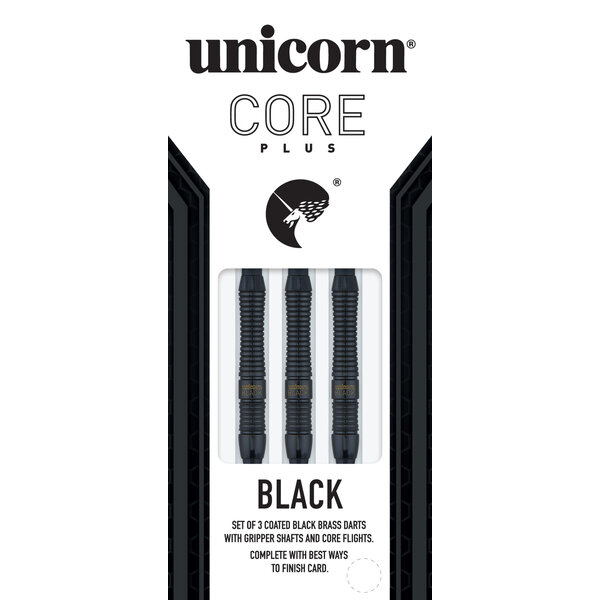 Unicorn Darts Unicorn Core Plus Win Black Style 2 16g Soft Tip Darts