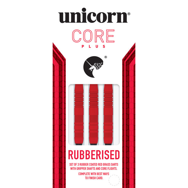 Unicorn Darts Unicorn Core Plus Win Red Brass 18g Soft Tip Darts