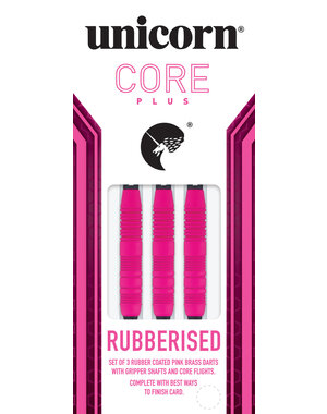 Unicorn Darts Unicorn Core Plus Win Pink Brass 17g Soft Tip Darts