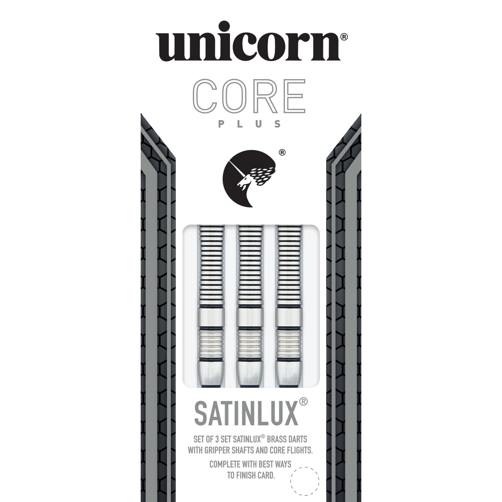 Unicorn Core Plus Win Satinlux 18g Soft Tip Darts - DARTING AROUND LLC