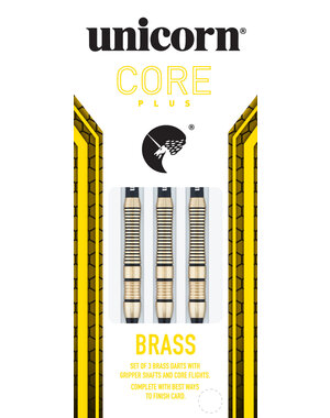 Unicorn Darts Unicorn Core Plus Win Brass Style 1 16g Soft Tip Darts