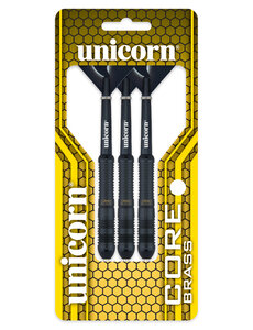 Unicorn Darts Unicorn Core Black Brass Style 2 22g Steel Tip Darts